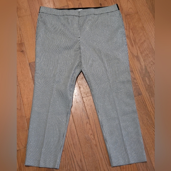 Liz Claiborne Pants - Liz Claiborne "Emma" Black and White Checkered Trousers